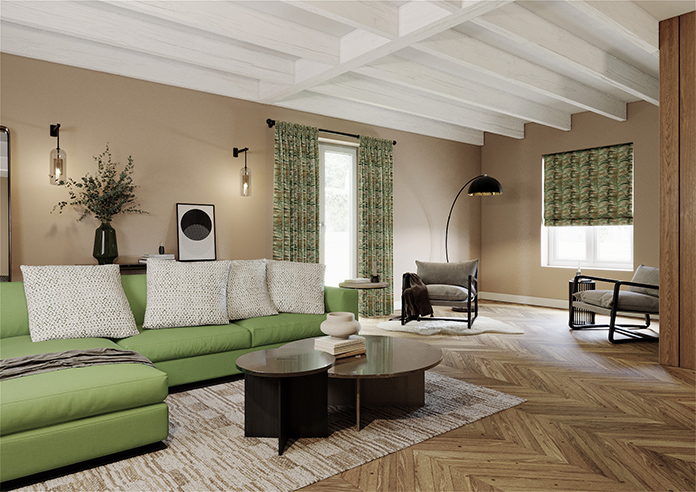 Melody Velvet, Rainforest - Made to Measure Curtains - Image 7